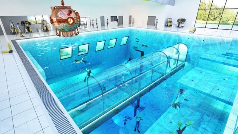 Deepspot bể bơi sâu nhất thế giới