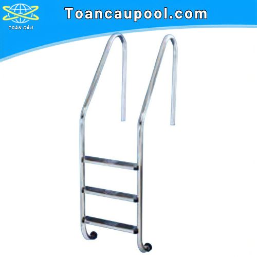 Thang inox tiêu chuẩn 2 bậc