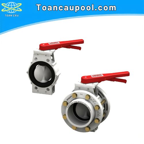 Van bướm tay gạt PPRC Nozbart màu trắng