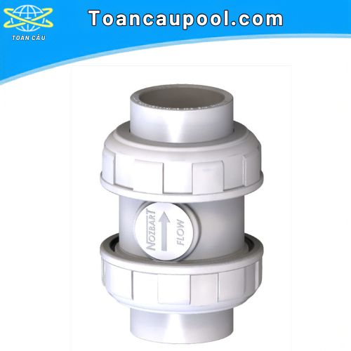 Van một chiều lò xo 4 chân PPRC màu trắng
