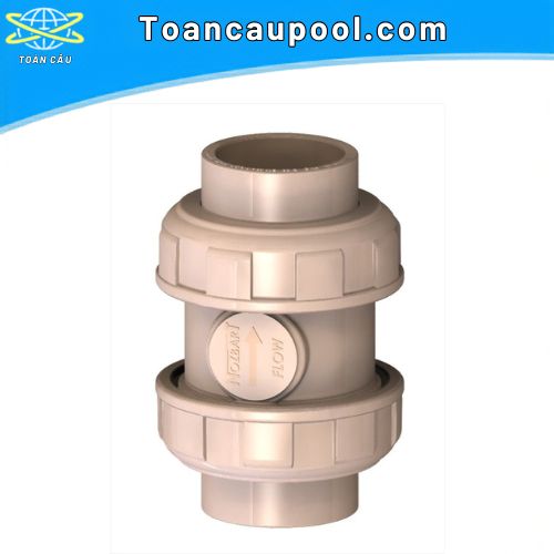 Van một chiều lò xo 4 chân PPRC màu xám